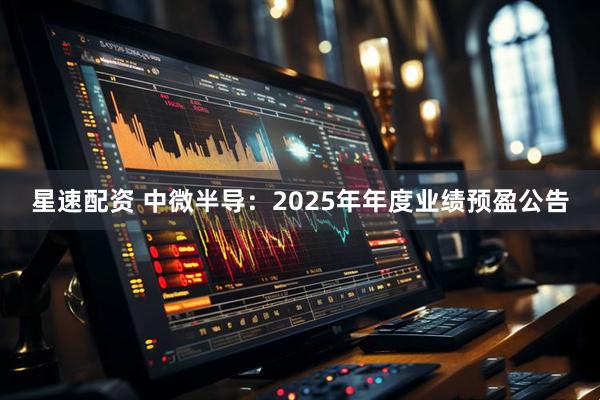 星速配资 中微半导：2025年年度业绩预盈公告