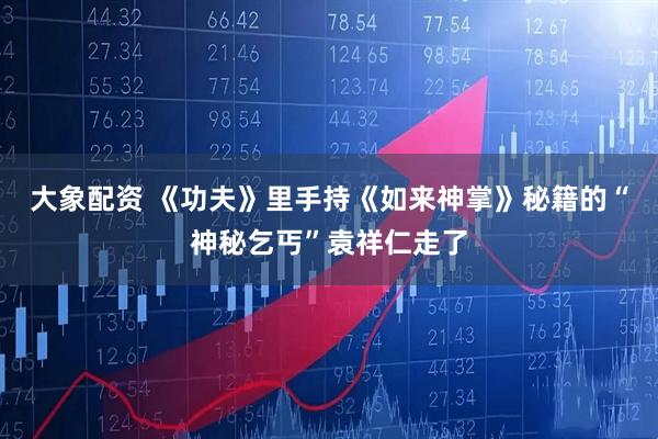 大象配资 《功夫》里手持《如来神掌》秘籍的“神秘乞丐”袁祥仁走了